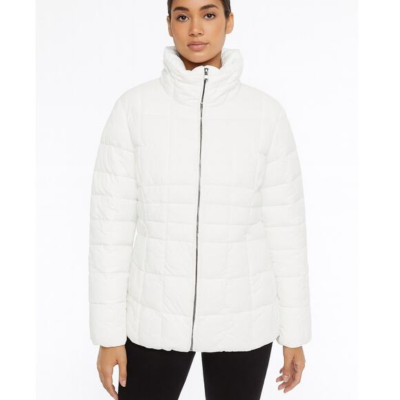 Steve Madden White Down Puffer Coat - Picture 1 of 9